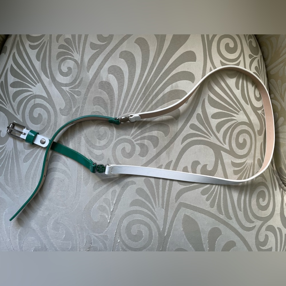 NWOT Lacoste Two Tone Leather Belt